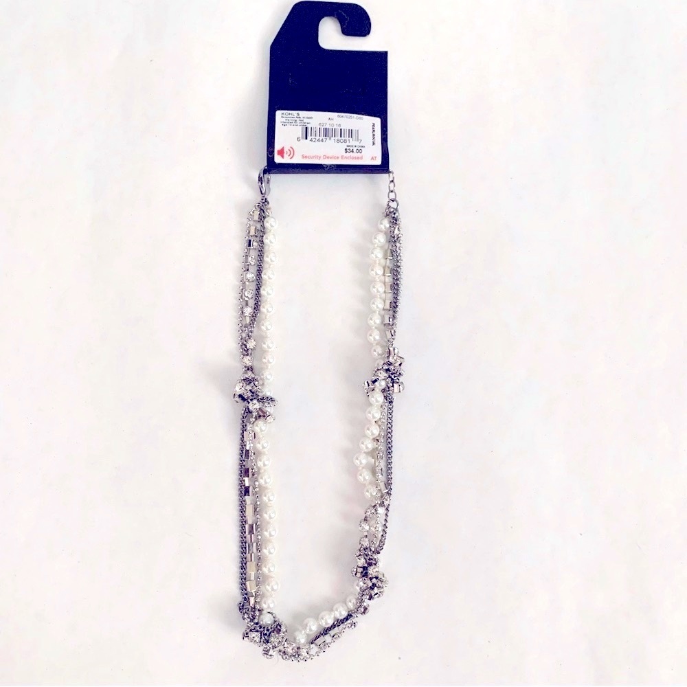 SIMPLY VERA Vera Wang Women’s Pearl/Social Necklace - Picture 5 of 11